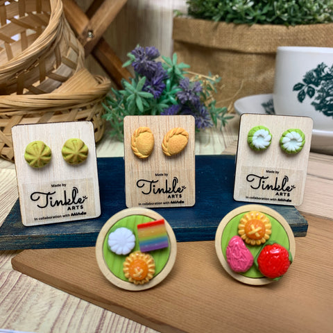 Food Earrings And Brooches