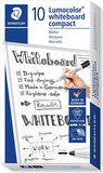 STAEDTLER LUMOCOLOR Whiteboard Marker Compact Bullet Tip BLUE