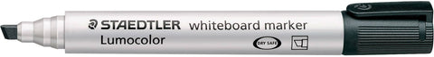 STAEDTLER LUMOCOLOR Whiteboard Marker Chisel Tip BLACK