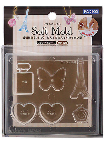 PADICO Decollage Soft Clay Mold - French Motif
