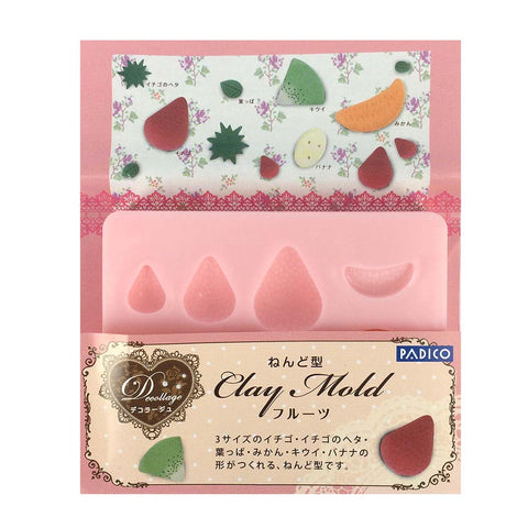 PADICO Decollage Clay Mold - Fruits