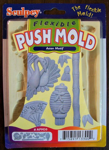 Sculpey Push Mold - Asian Motif