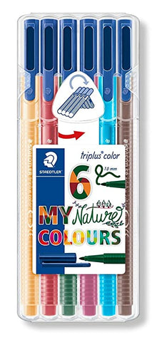 STAEDTLER Triplus Color 6 My Nature Colours 1.0mm